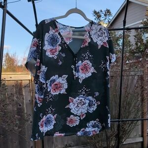 Maurices Floral Blouse